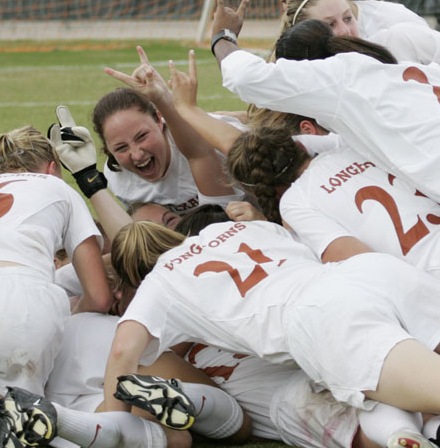 Pile of soccer chicks